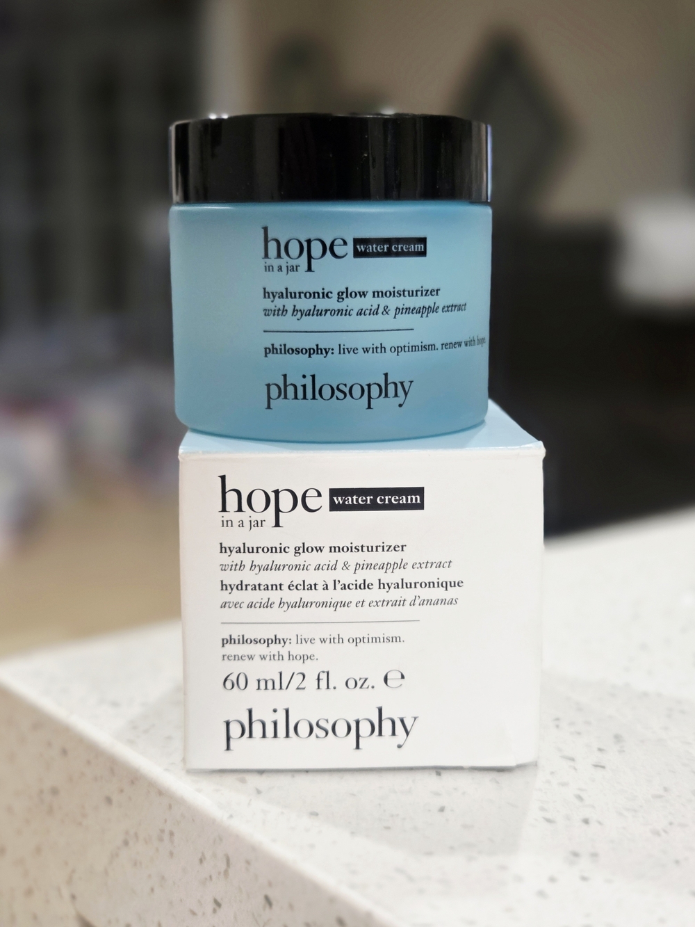Philosophy Hope in a Jar Water Cream Hyaluronic Glow Moisturizer - 2oz